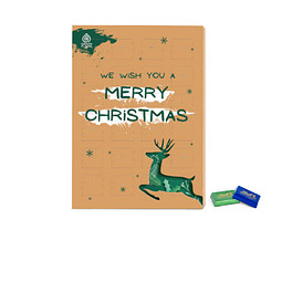 Marken Wand Adventskalender Lindt, inkl. Druck, individuell
