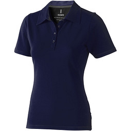 ELEVATE Damen Stretch Poloshirt Markham, dunkelblau, S