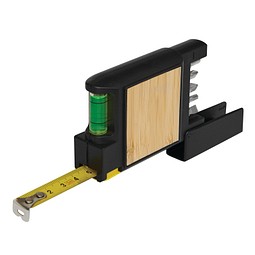 Maßband SCREWY,braun, schwarz