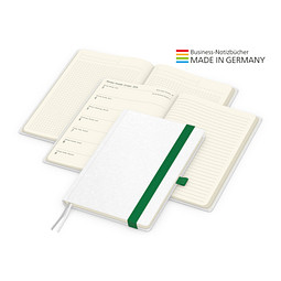 Geiger-Notes Match-Hybrid Creme Bestseller Notizbuch, Natura, inkl. Druck, grün