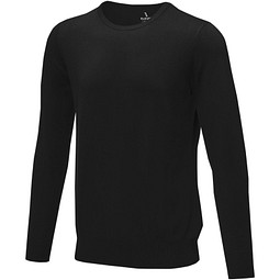 Merrit Pullover mit Rundhalsausschnitt für Herren, schwarz, 3XL