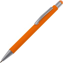 Metall Kugelschreiber mit Touch-Pen Rio,orange