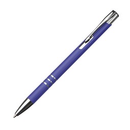 Metall Kugelschreiber New Jersey, blaue Mine, violett