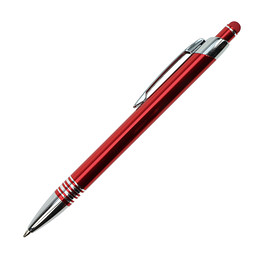 PENKO® Metall-Touch-Kugelschreiber Swansea, rot-metallic