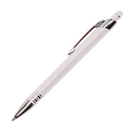 PENKO® Metall-Touch-Kugelschreiber Swansea, weiß
