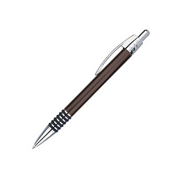 PENKO® Metall-Kugelschreiber Rangun, blaue Mine, schwarz