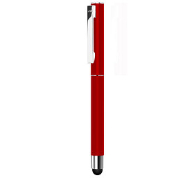 uma® Metall-Rollerball Straight, schwarze Mine, rot