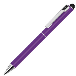 uma® Metall-Touchkugelschreiber Straight, blaue Mine, lila