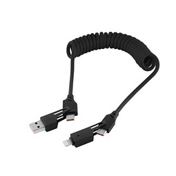 Metmaxx® Ladekabel PowerTwistPro4X, schwarz