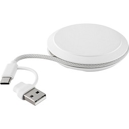 Metmaxx® Magnetischer Wireless Charger BusinessFlexCharger, weiss