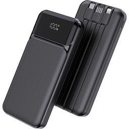 Metmaxx® Powerbank Dr.ChargeGuard10, 10.000 mAh, schwarz