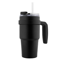 Metmaxx® Thermobecher MyFlexiCeramic, schwarz