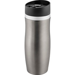 Metmaxx®Thermobecher CremaExtensaProtect“ titan/Ring weiß