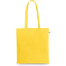 MEXICO. Tasche aus recycelter Baumwolle (70%) und Polyester (30% rPET) (150 g/m²), Gelb