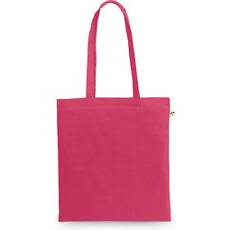 MEXICO. Tasche aus recycelter Baumwolle (70%) und Polyester (30% rPET) (150 g/m²), Rosa
