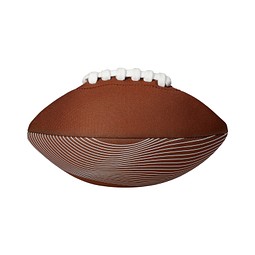 Mini-American Football Touchdown, braun