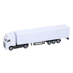Miniatur-Fahrzeug Volvo Truck, weiß