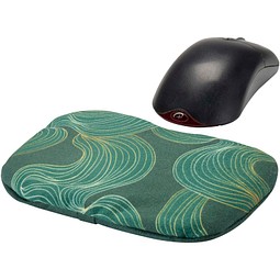 Misa Handgelenkauflage für Maus mit Sublimationsdruck, weiss