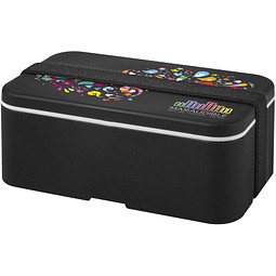 MIYO Lunchbox, schwarz/schwarz