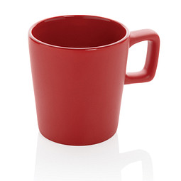 Keramik-Kaffeetasse Alva, 300 ml, rot