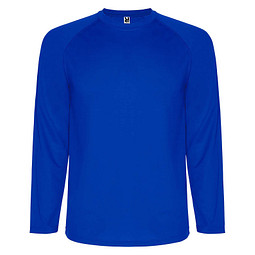 Montecarlo Langarm-Sport-Shirt für Kinder, blau, 8