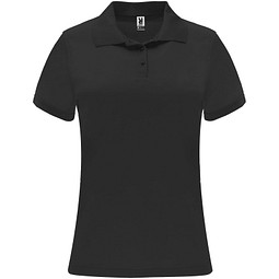 Monzha Sport Poloshirt für Damen, schwarz, S