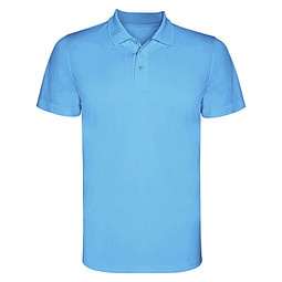 Monzha Sport Poloshirt für Herren, türkis, 2XL