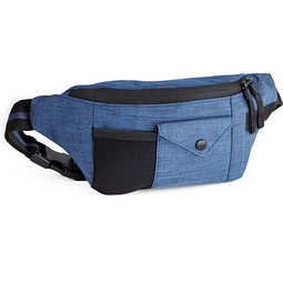 MUZEUL. Hüfttasche aus 300D Polyester, Blau