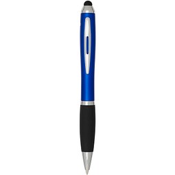 Nash RCS Stylus Kugelschreiber aus recyceltem Kunststoff mit farbigem Schaft und schwarzem Griff (schwarze Tinte), royalblau