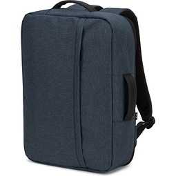 NIAMEY. Tasche aus hochdichtem, recyceltem 300D-Polyester für Laptop 15'6", Blau