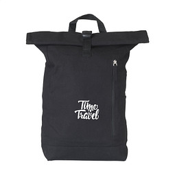 Nolan Canvas Rucksack, schwarz