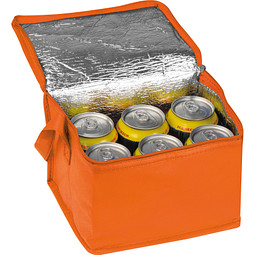 Non-Woven Kühltasche für 6 Dosen, orange