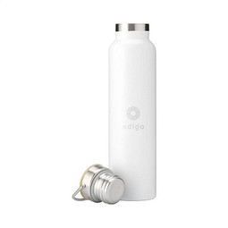 Nordvik RCS Recycled Steel 750 ml Trinkflasche, weiß
