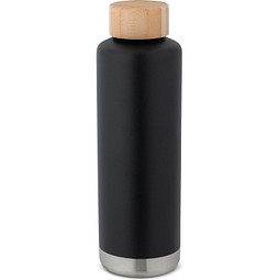 NORRE BOTTLE. Isolierflasche aus Edelstahl (36% recycelt) (640 mL), Schwarz