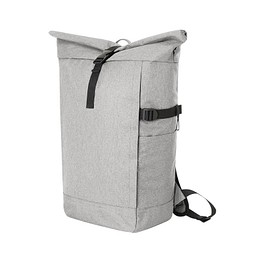 Notebook-Rucksack CIRCLE L, hellgrau meliert