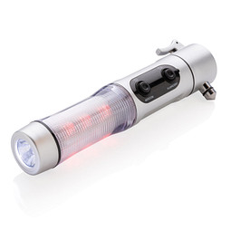 XD COLLECTION Notfalllicht mit Nothammer, silber