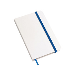 Notizbuch AUTHOR im DIN-A6-Format,blau, weiß