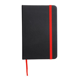 Notizbuch LECTOR im DIN-A6-Format,rot, schwarz