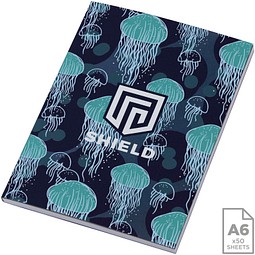 Novella Austen A6 Softcover Notizbuch – 50 Blatt, blau