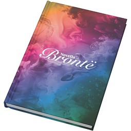 Novella Brontë A5 Hardcover Notizbuch mit mattem Finish – 100 Blatt, weiss