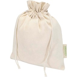 Odisha 140 g/m² OCS Bio Zuziehbeutel – 30 × 25 cm, natur