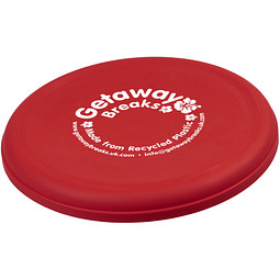 Orbit Frisbee aus recyceltem Kunststoff, rot