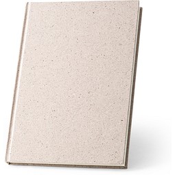 ORGANIC RIGID. Notizbuch A5 mit Hardcover aus Elefantendung (80%), Naturhell