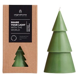 Originalhome Weihnachtsbaum Kerze L, heather grün