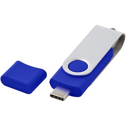 OTG Rotate USB Typ-C Stick, blau, 1GB