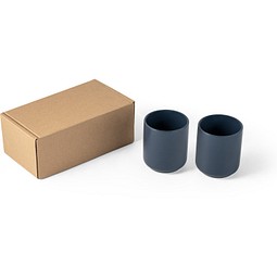 OWENS. Keramikbecherset 280 ml, Dunkelblau