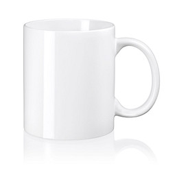 Oxford Kaffeebecher weiß