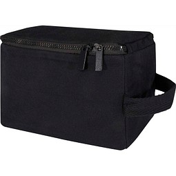Pack 500 g/m² Aware™ Kulturbeutel aus Recyclingmaterial, schwarz