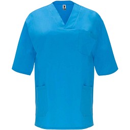 Panacea Kurzärmeliges Arbeitshemd, 160 g/m2, unisex, donau-blau, 2XL