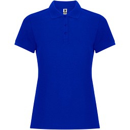 Pegaso Premium Poloshirt für Damen, blau, L